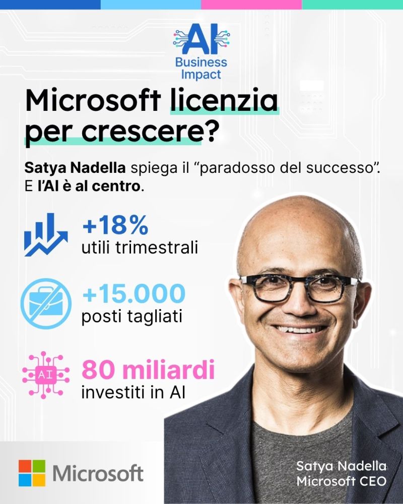 Microsoft licenzia per crescere?